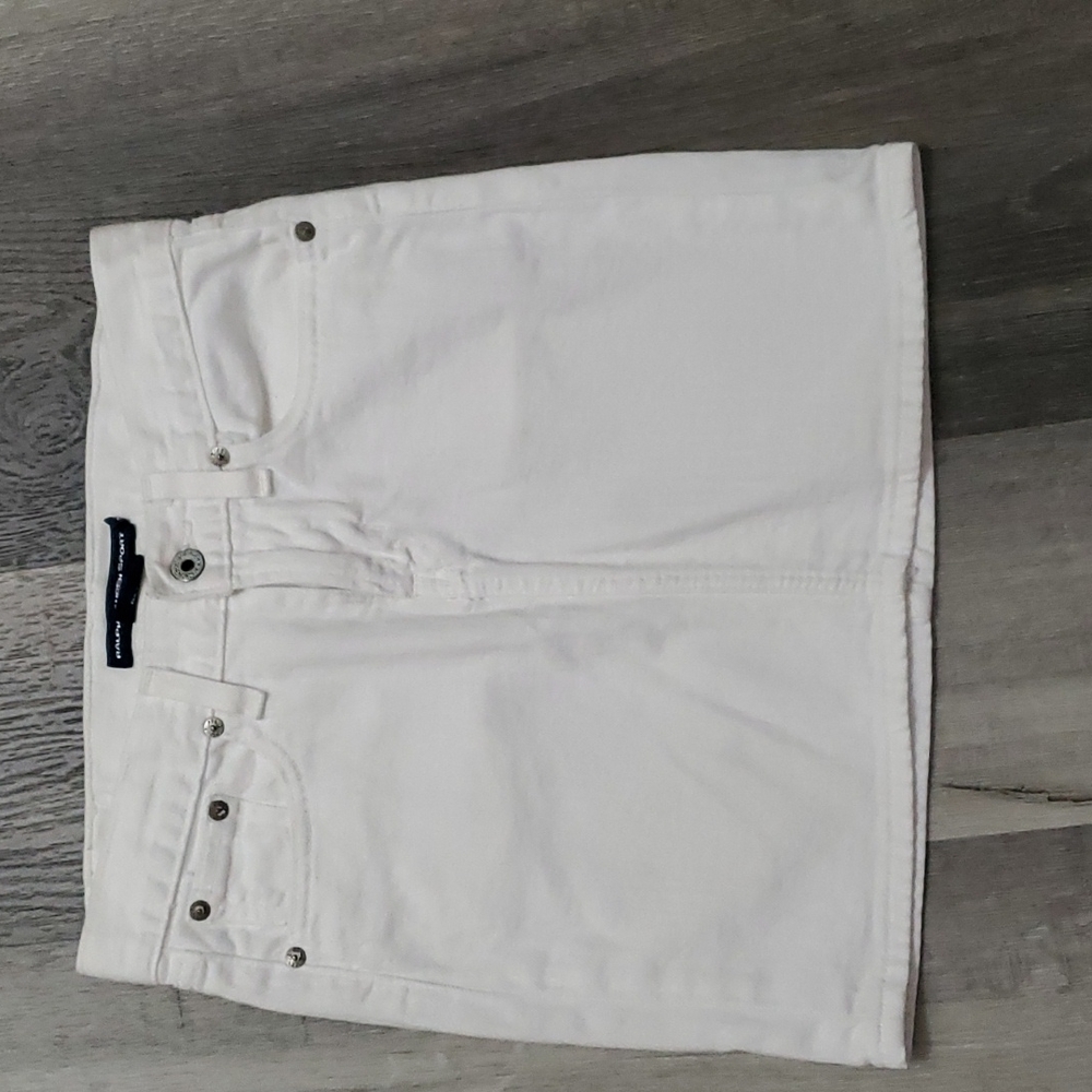 Ralph Lauren White Denim Skirt